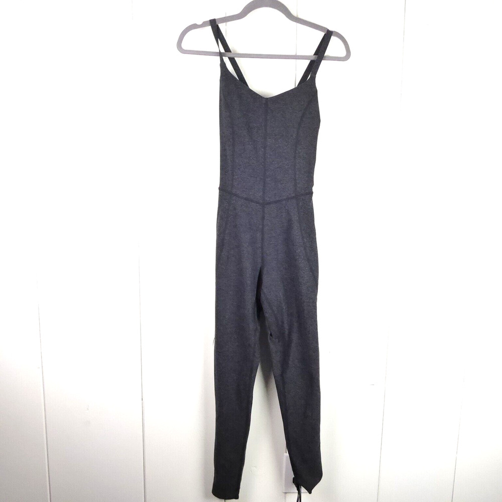 Zella Athletic Jumpsuit Womens SZ S Stretch Sleeveless Stretch Athleisure Gym